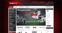 Desktop Screenshot of euro-tools.biz